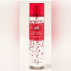 BATH & BODY WORKS MILK PEPPERMINT BARK TRUFFLE FINE FRAGRANCE MIST